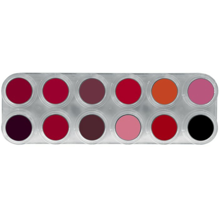 Grimas LF 12 Colour Palette Lipstick
